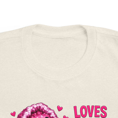 “Loves Soft Things” Stimming Geode Autism Self Sensory Regulation Toddler Tee