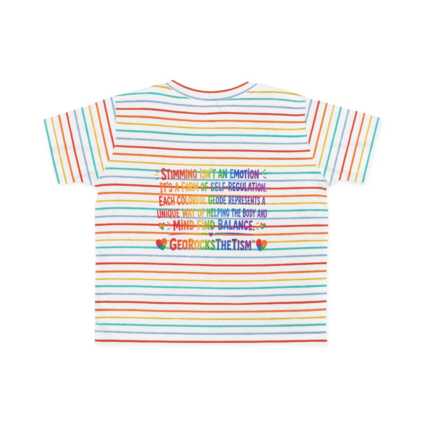 Educational Stimming Geode -Autism Self Sensory Regulation Toddler Tee