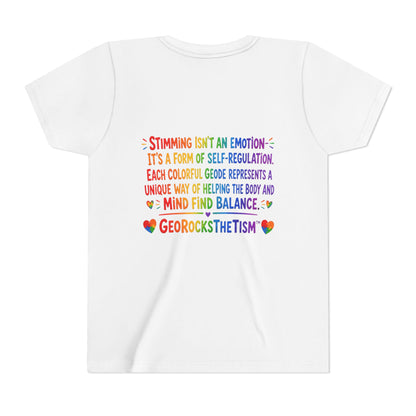 "Lines Up Toys" Stimming Geode -Autism Self Sensory Regulation Youth Tee