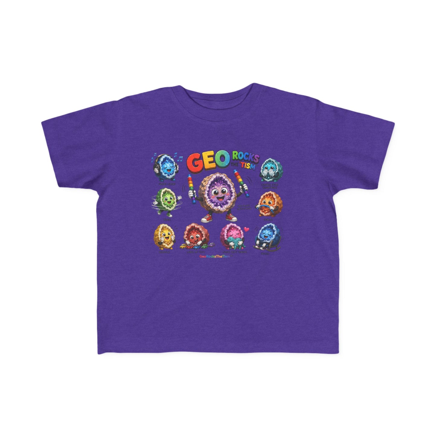 Educational Stimming Geode -Autism Self Sensory Regulation Toddler Tee