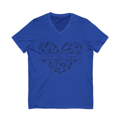 La Abuela Mas Chingona- V-Neck Tee