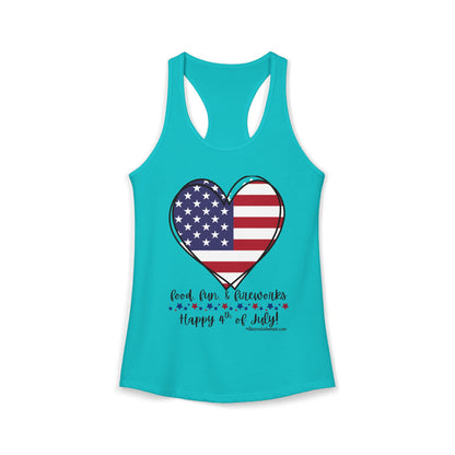 All Heart for America Racerback Tank