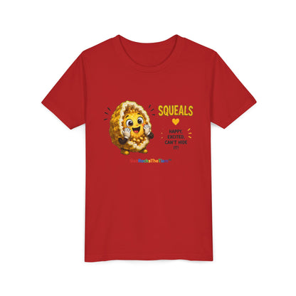 “Squeals” Stimming Geode -Autism Self Sensory Regulation Youth Tee