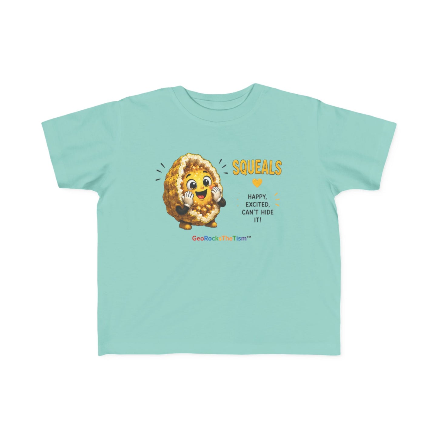 "Squeals" Stimming Geode Autism Self Sensory Regulation Toddler Tee