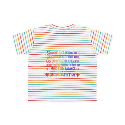 “Covers Eyes Sometimes” Stimming Geode Autism Self Sensory Regulation Toddler Tee