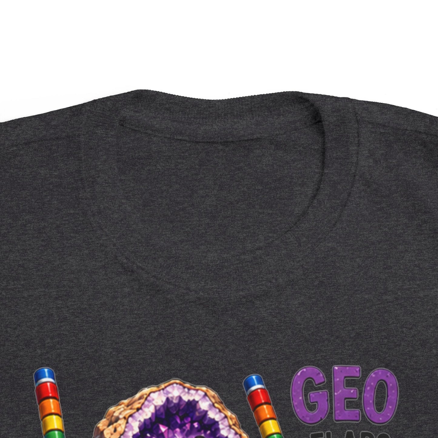 "Geo Flaps with Sticks" Stimming Geode Autism Self Sensory Regulation Toddler Tee