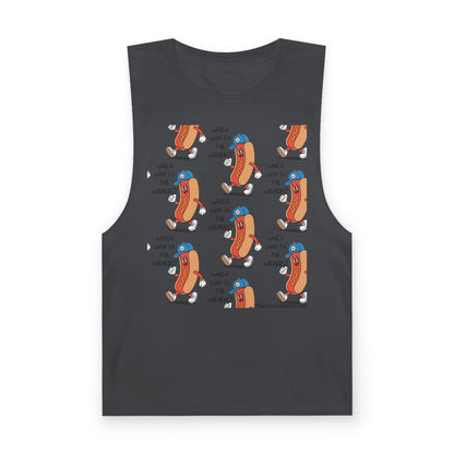 Unisex Hot Dog Era Muscle Tank