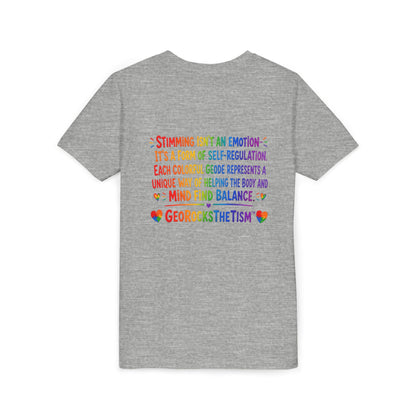 "Music Lover" Stimming Geode-Autism Self Sensory Regulation Youth Tee