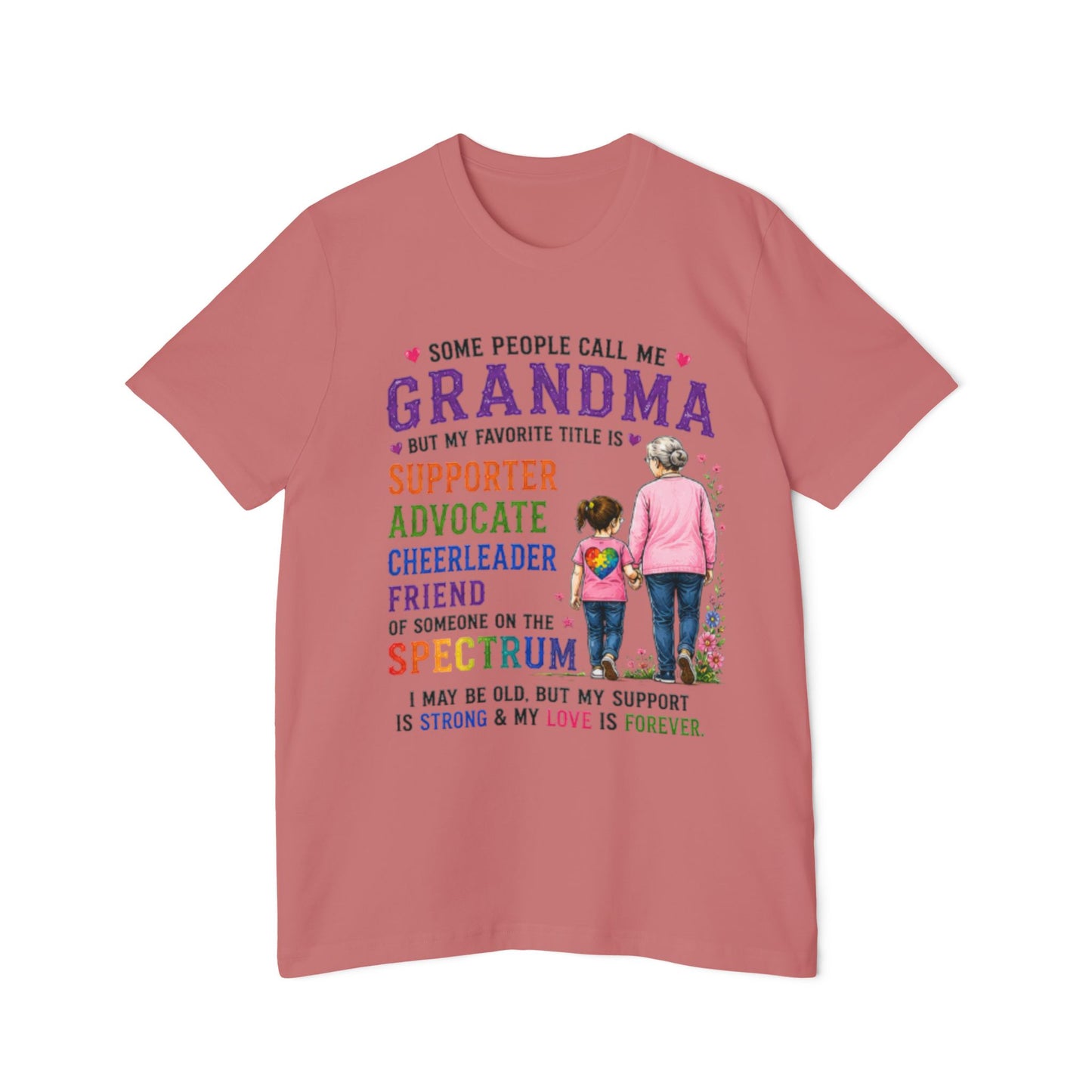 Grandma Autism Support T-Shirt – 'Some People Call Me Grandma' Advocate Tee - Geo Rocks The 'Tism