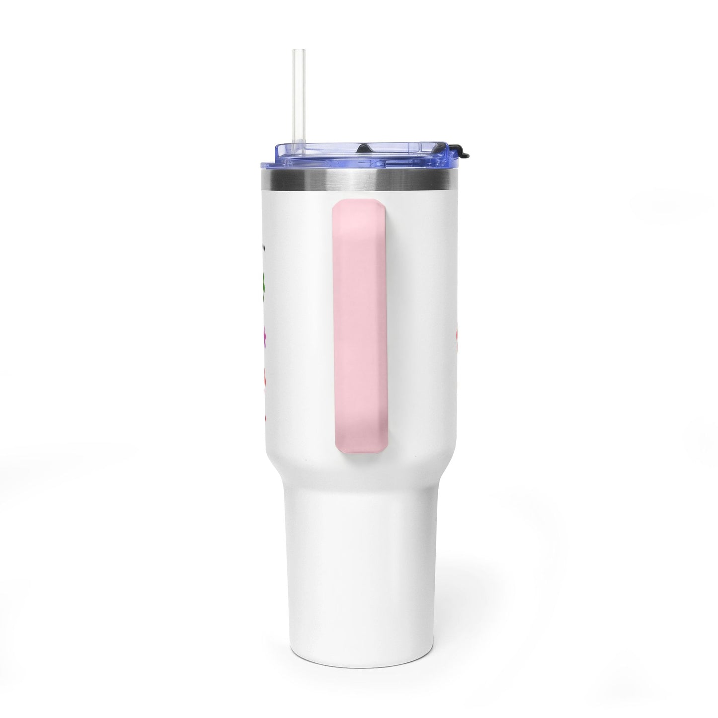 Autism Caregiver 40oz Thermal Tumbler – "Not Just a Caregiver" Insulated Travel Mug - Geo Rocks The 'Tism
