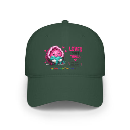 "Loves Soft Things" Stimming Geode -Autism Self Sensory Regulation Cap