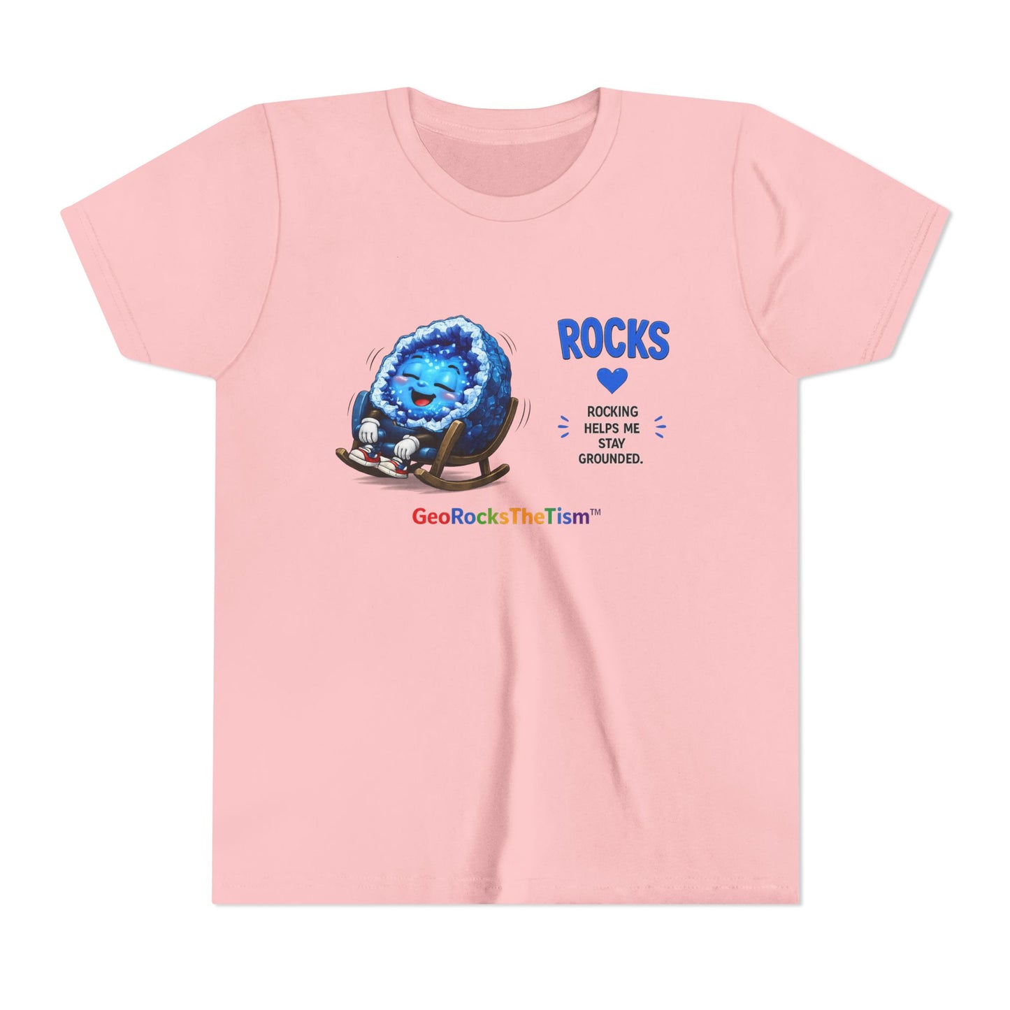 "Rocking" Stimming Geode -Autism Self Sensory Regulation Youth Tee