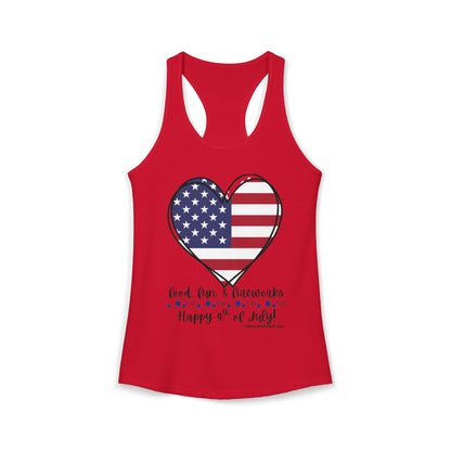 All Heart for America Racerback Tank