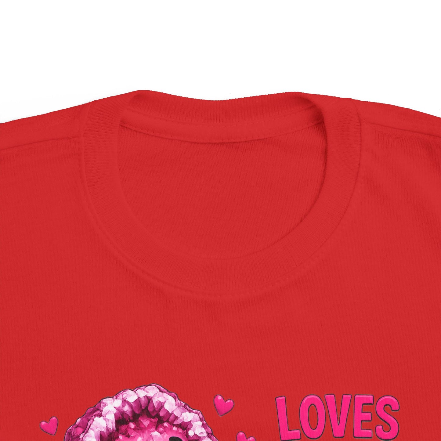 “Loves Soft Things” Stimming Geode Autism Self Sensory Regulation Toddler Tee