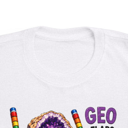 "Geo Flaps with Sticks" Stimming Geode Autism Self Sensory Regulation Toddler Tee