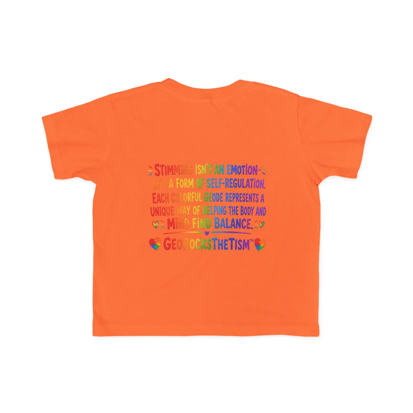 "Music Lover" Stimming Geode Autism Self Sensory Regulation Toddler Tee