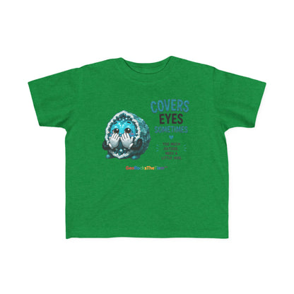 “Covers Eyes Sometimes” Stimming Geode Autism Self Sensory Regulation Toddler Tee