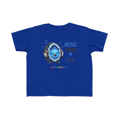 "Music Lover" Stimming Geode Autism Self Sensory Regulation Toddler Tee