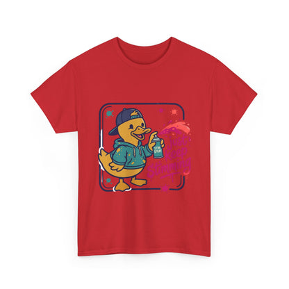 Graffiti Duck Tee-"Just Keep Stimming" Neurodiversity Awareness