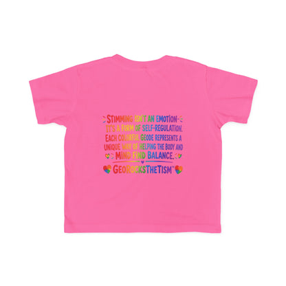 "Lines Up Toys" Stimming Geode Autism Self Sensory Regulation Toddler Tee