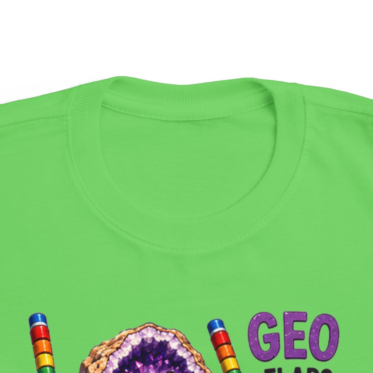 "Geo Flaps with Sticks" Stimming Geode Autism Self Sensory Regulation Toddler Tee