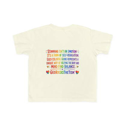 Educational Stimming Geode -Autism Self Sensory Regulation Toddler Tee
