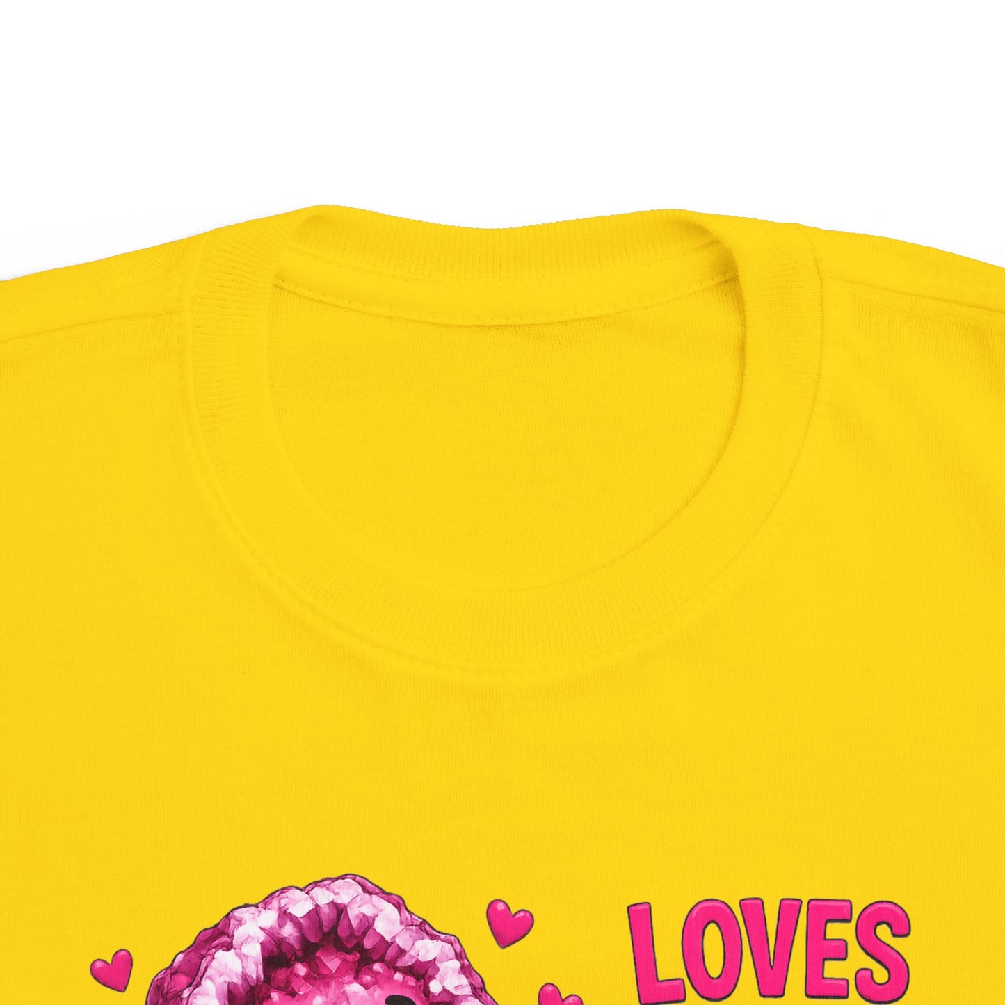 “Loves Soft Things” Stimming Geode Autism Self Sensory Regulation Toddler Tee