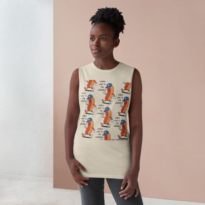 Unisex Hot Dog Era Muscle Tank