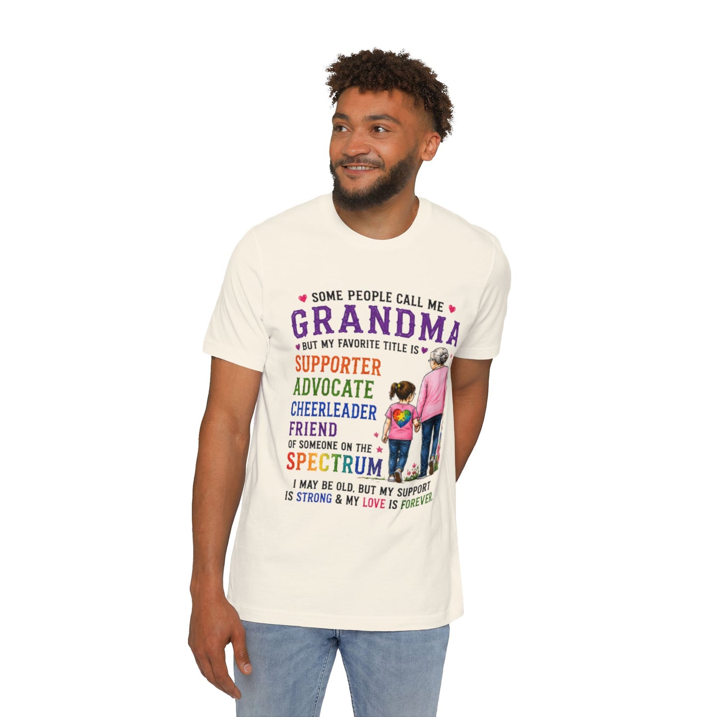 Grandma Autism Support T-Shirt – 'Some People Call Me Grandma' Advocate Tee - Geo Rocks The 'Tism