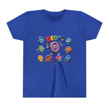 Stimming Colorful Geodes Education- Youth Tee