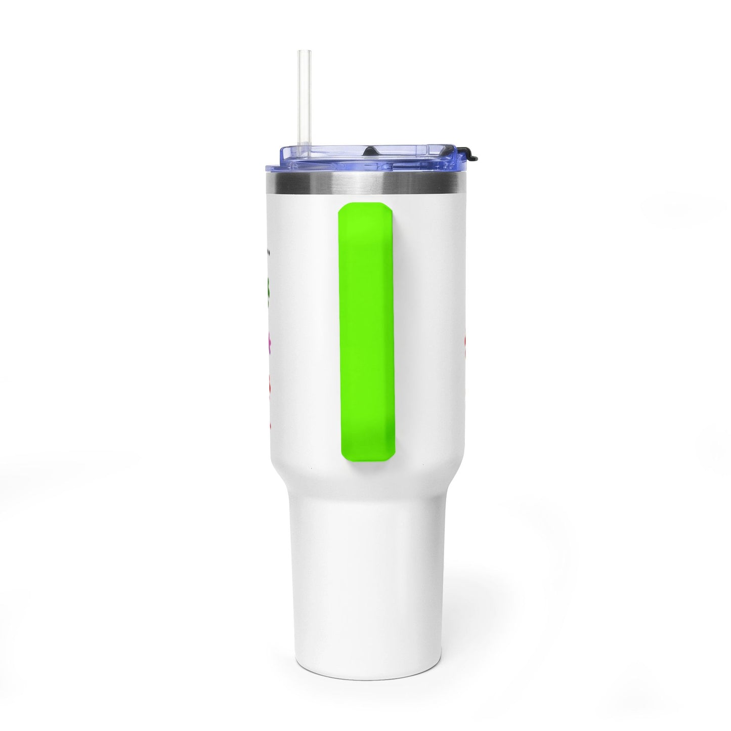 Autism Caregiver 40oz Thermal Tumbler – "Not Just a Caregiver" Insulated Travel Mug - Geo Rocks The 'Tism