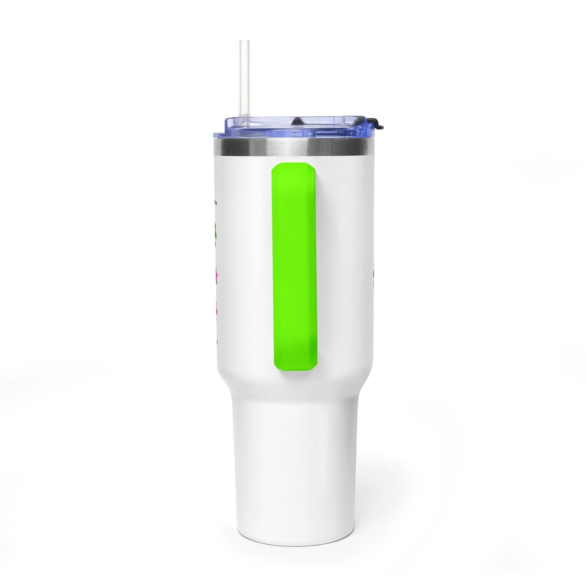 Autism Caregiver 40oz Thermal Tumbler – "Not Just a Caregiver" Insulated Travel Mug - Geo Rocks The 'Tism