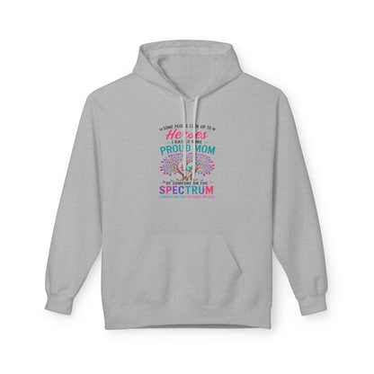 Autism Proud Mom Hoodie — "Heroes Come in All Colors" Comfort Pullover - Geo Rocks The 'Tism