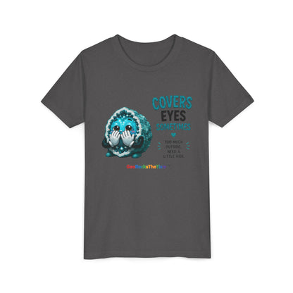 "Covers Eyes" Stimming Geode -Autism Self Sensory Regulation Youth Tee