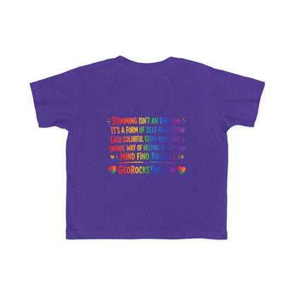 Educational Stimming Geode -Autism Self Sensory Regulation Toddler Tee
