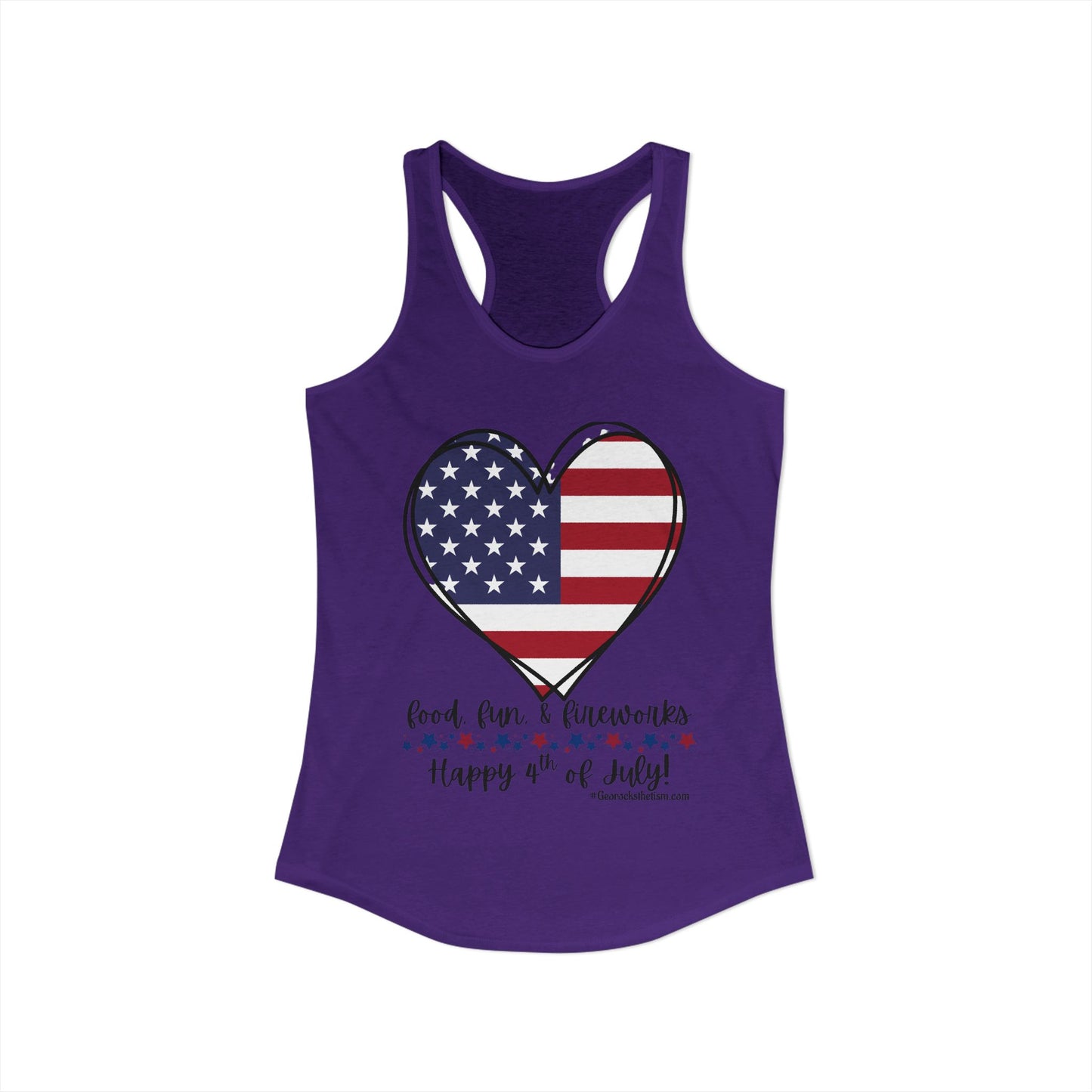 All Heart for America Racerback Tank