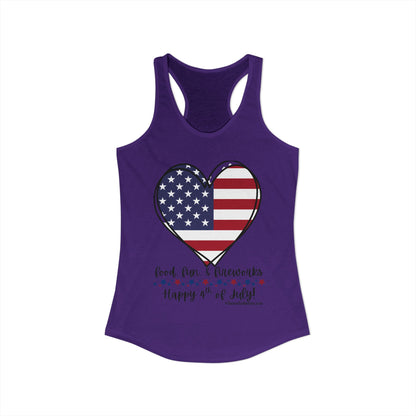 All Heart for America Racerback Tank