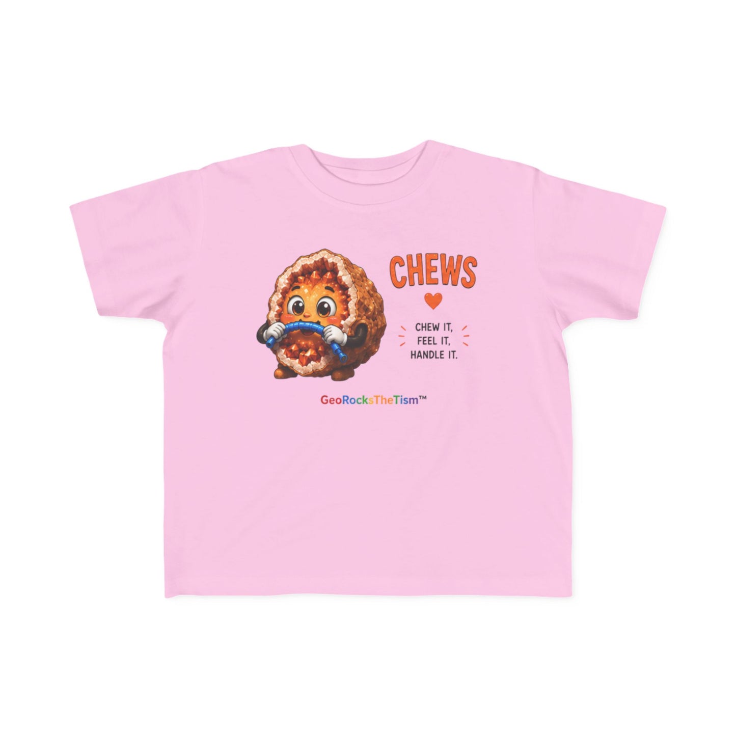 “Chews” Stimming Geode Autism Self Sensory Regulation Toddler Tee