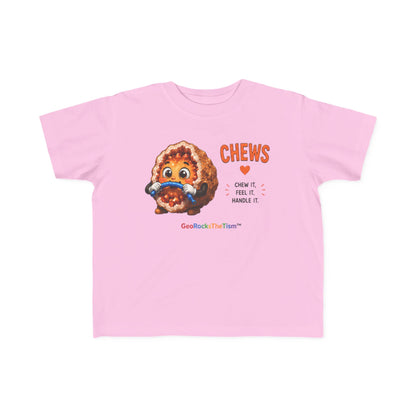 “Chews” Stimming Geode Autism Self Sensory Regulation Toddler Tee