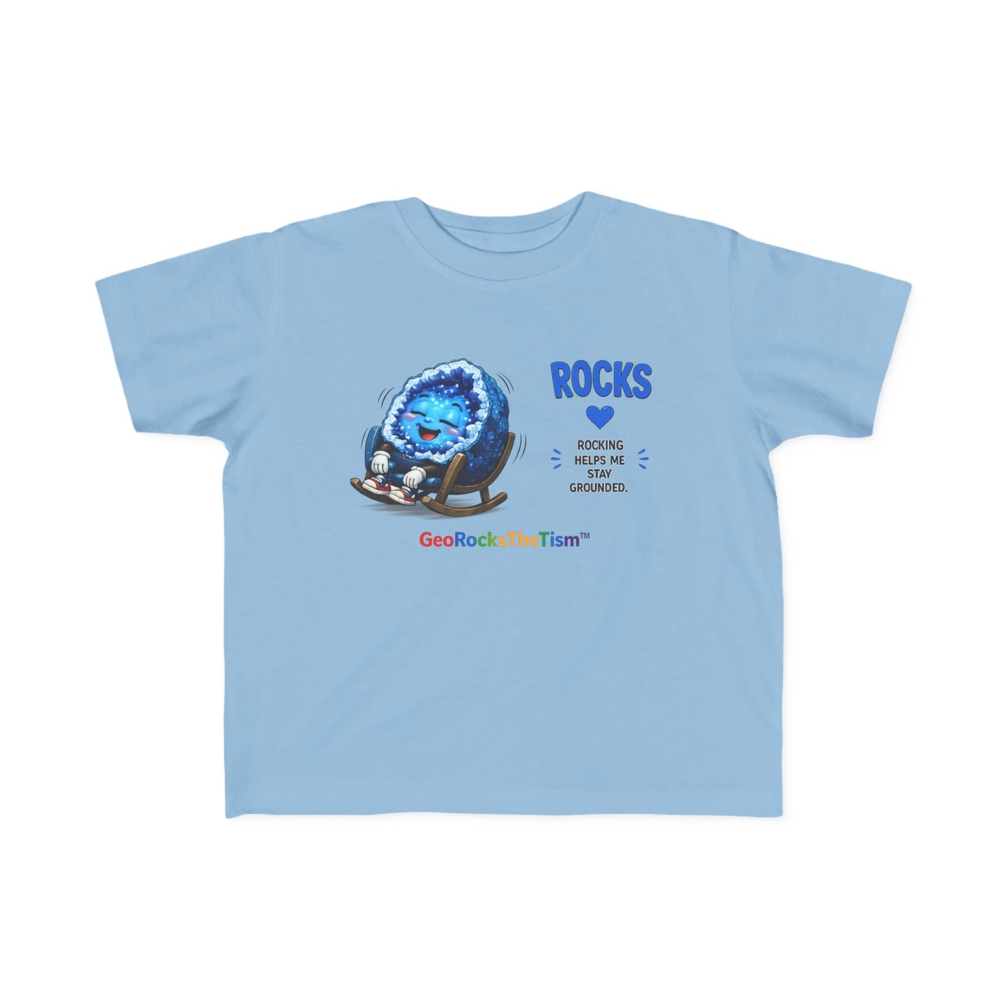 “Rocking” Stimming Geode Autism Self Sensory Regulation Toddler Tee