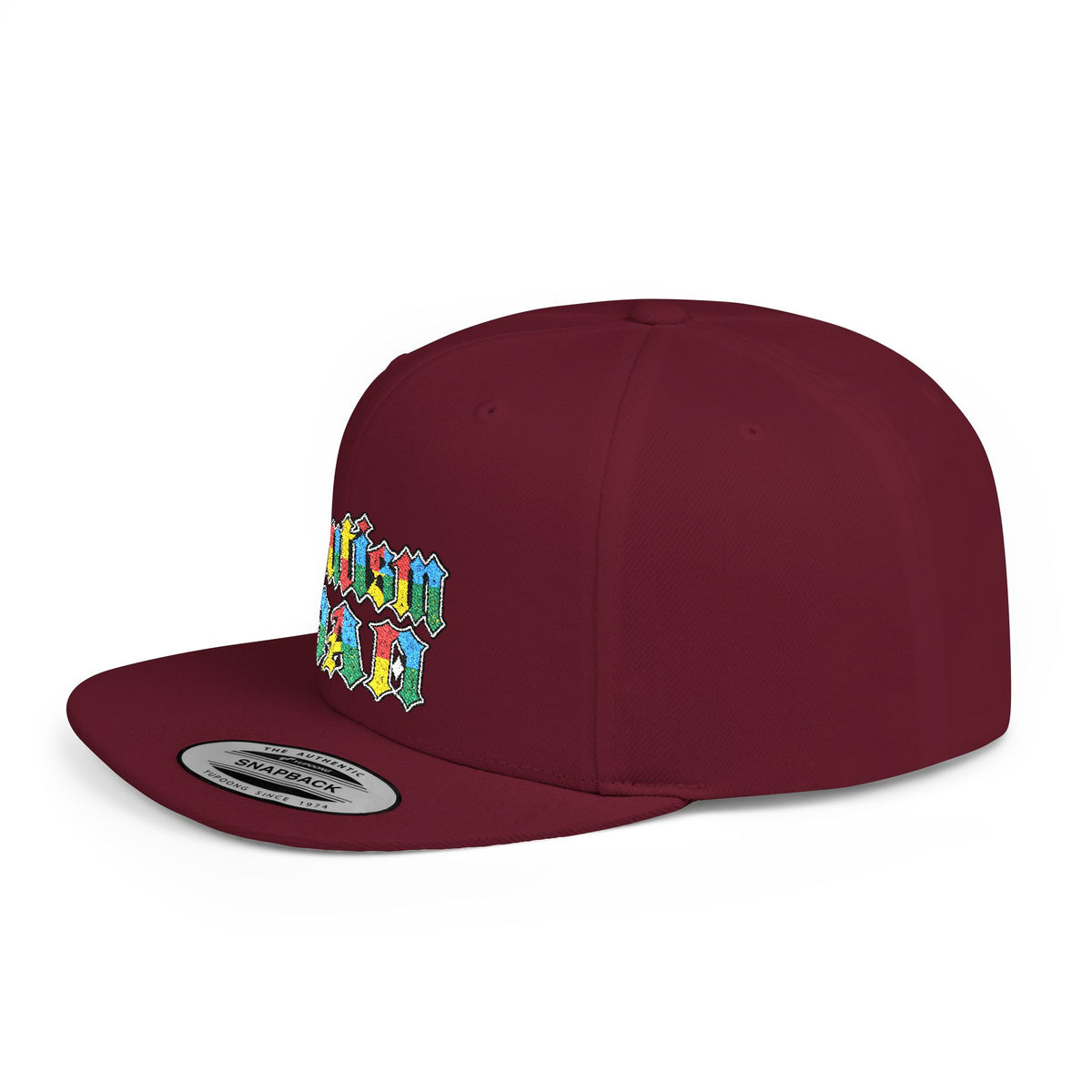 Autism Proud Dad Colorful Embroidered Snapback