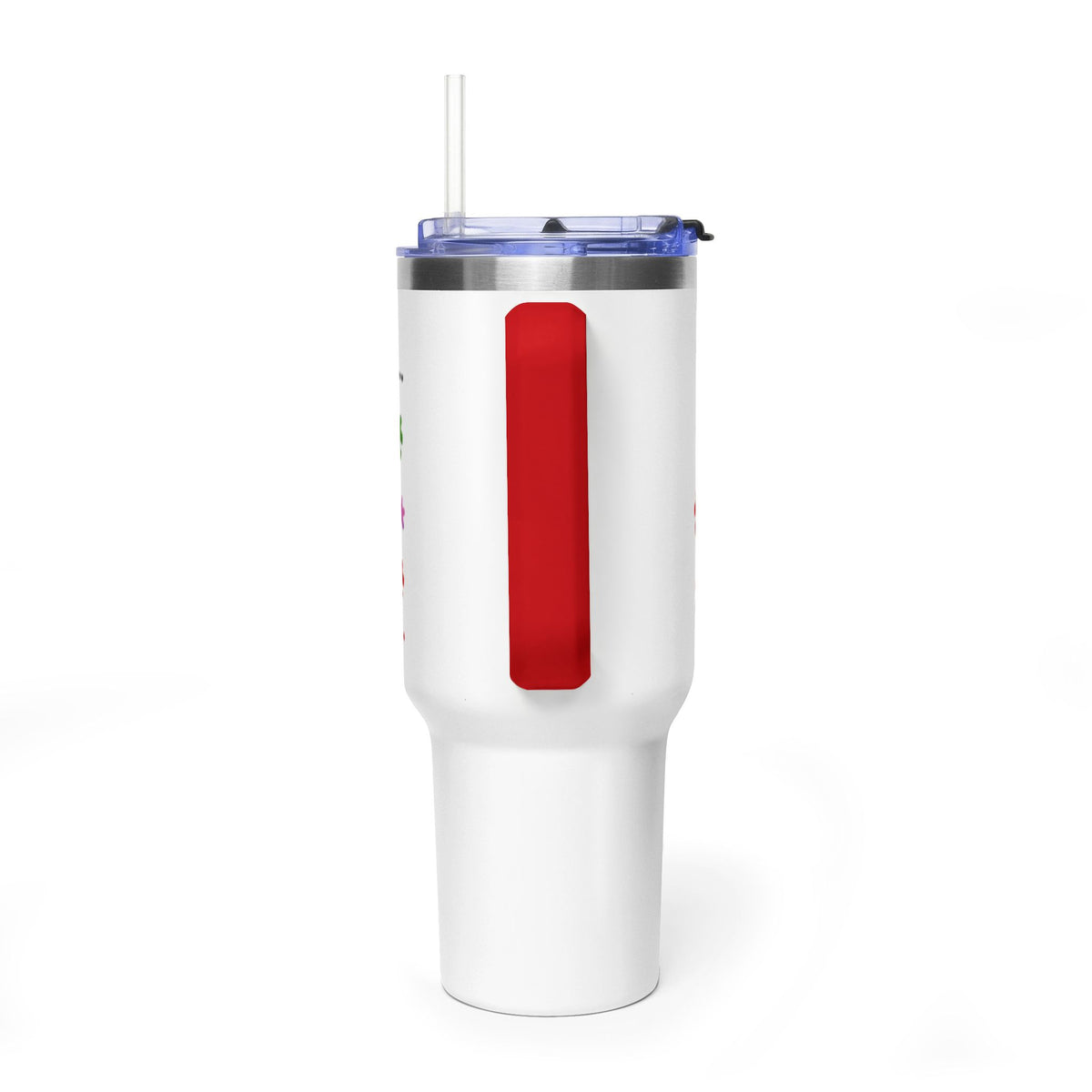 Autism Caregiver 40oz Thermal Tumbler – "Not Just a Caregiver" Insulated Travel Mug - Geo Rocks The 'Tism