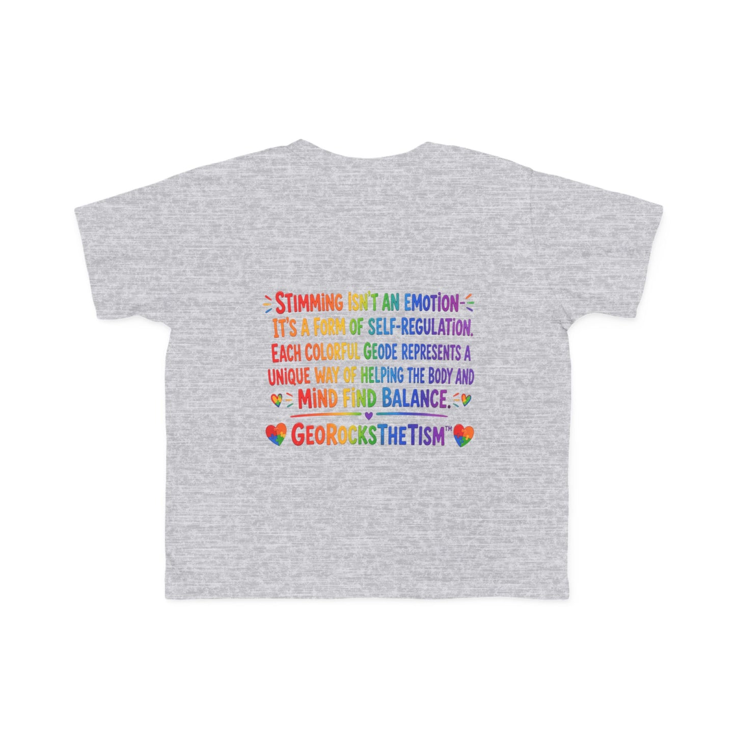 "Music Lover" Stimming Geode Autism Self Sensory Regulation Toddler Tee