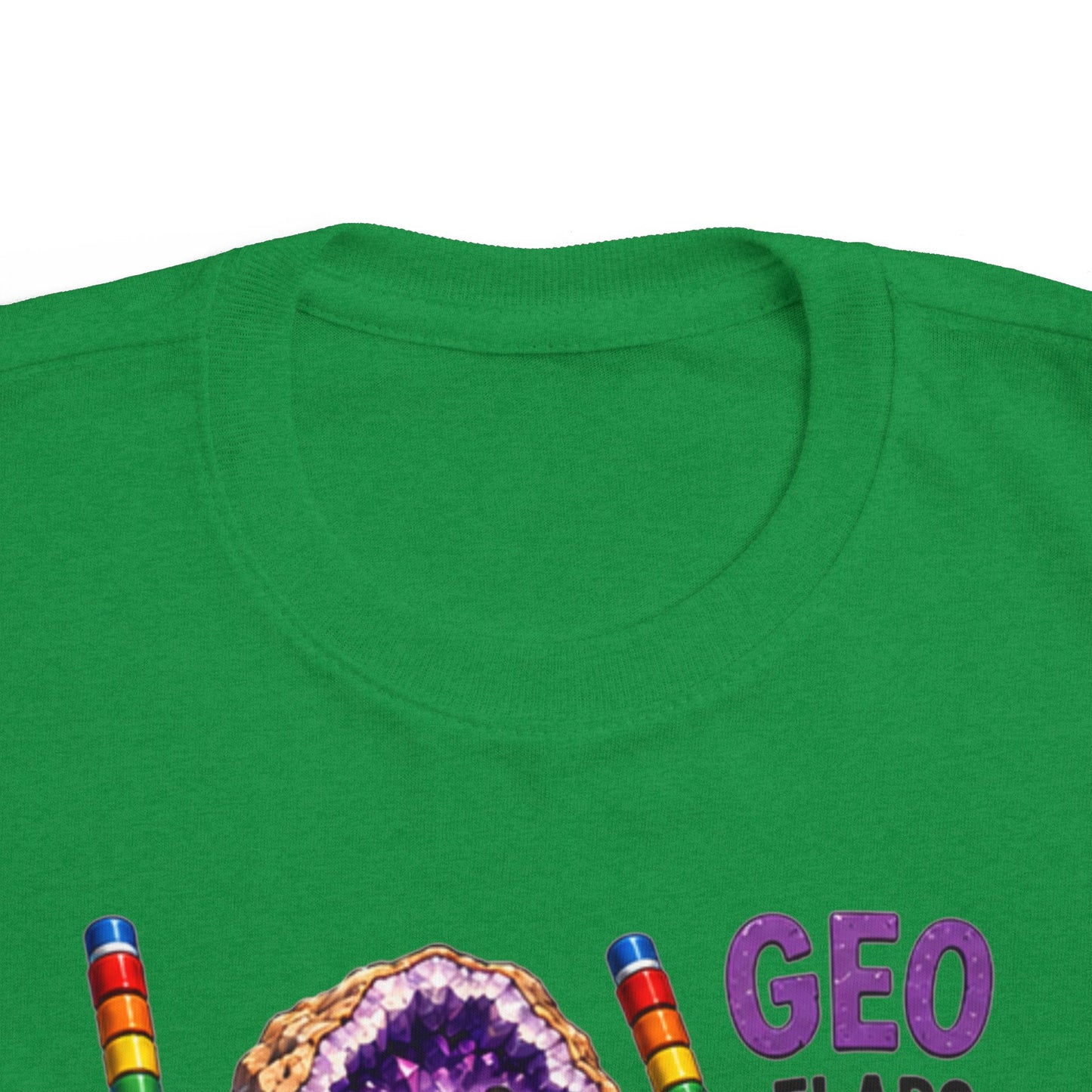 "Geo Flaps with Sticks" Stimming Geode Autism Self Sensory Regulation Toddler Tee