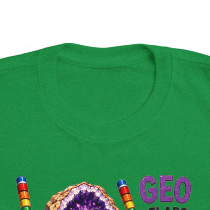 "Geo Flaps with Sticks" Stimming Geode Autism Self Sensory Regulation Toddler Tee