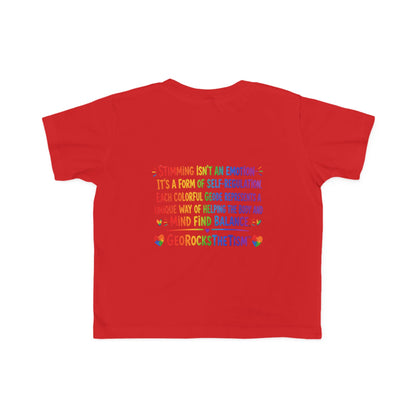 Educational Stimming Geode -Autism Self Sensory Regulation Toddler Tee