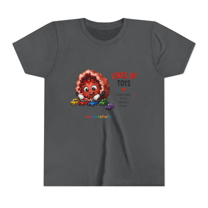 "Lines Up Toys" Stimming Geode -Autism Self Sensory Regulation Youth Tee