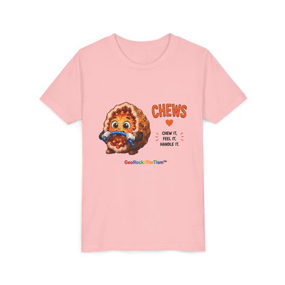 "CHEWS" Stimming Geode -Autism Self Sensory Regulation Youth Tee