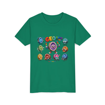 Stimming Colorful Geodes Education- Youth Tee