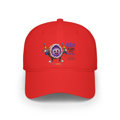 "Geo Flaps with Sticks" Stimming Geode -Autism Self Sensory Regulation Cap